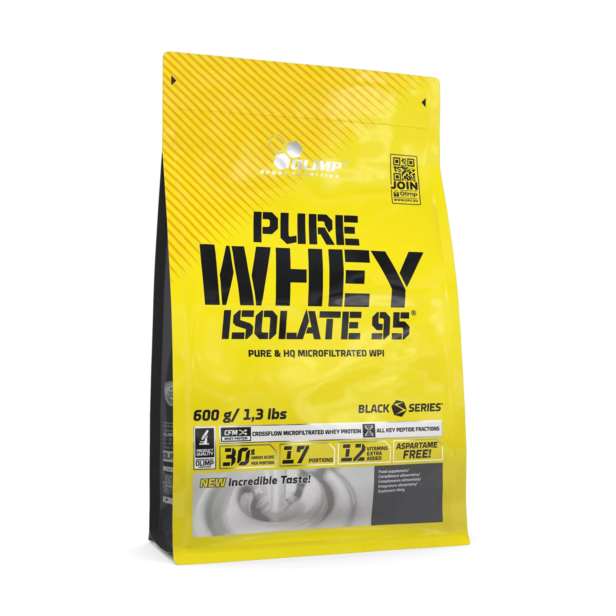 Протеїн Olimp Sport Nutrition Pure Whey Isolate 95 Вишневий йогурт, в порошку, 600 г